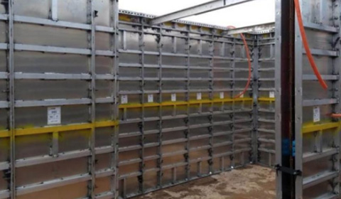 Fabricação de formas de alumínio para construção civil